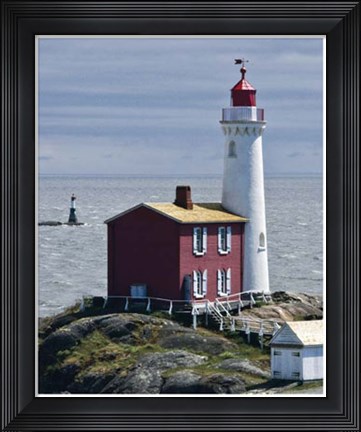 Framed Fisgard Lighthouse Print