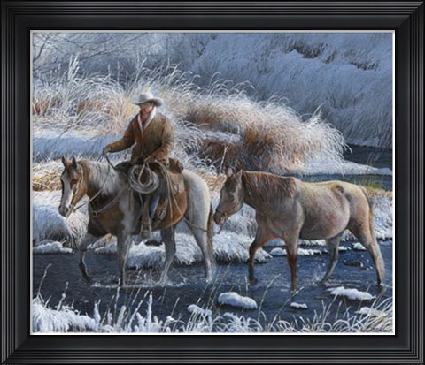 Framed Heading Home Print