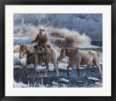 Framed Heading Home Print
