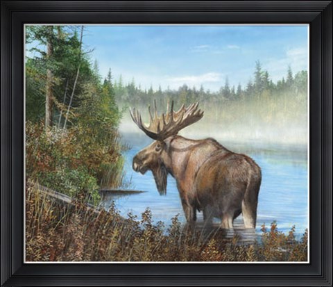 Framed At River&#39;s Edge II Print