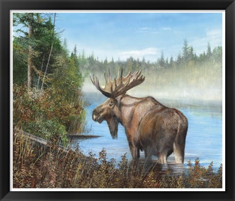 Framed At River&#39;s Edge II Print