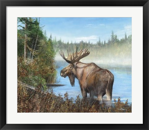 Framed At River&#39;s Edge II Print