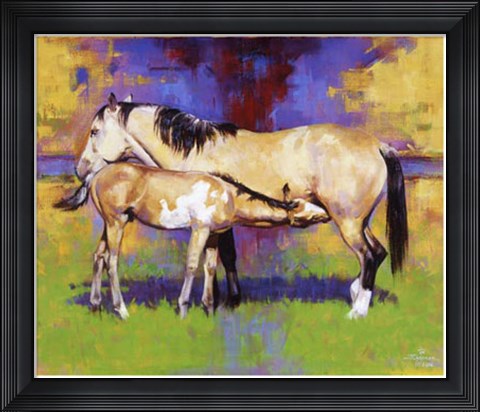 Framed Contentment Print