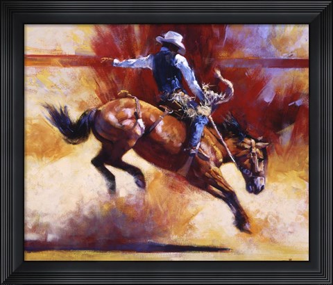 Framed Yeehaw! Print