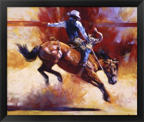 Framed Yeehaw! Print