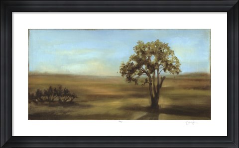 Framed Panoramic Field I Print