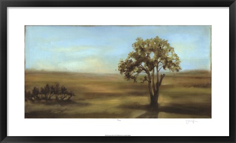 Framed Panoramic Field I Print