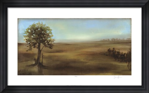 Framed Panoramic Field II Print