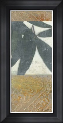 Framed Moroccan Leaves I Print