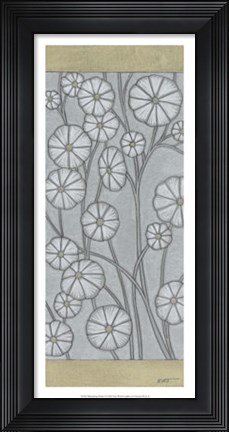 Framed Shimmering Daisies I Print