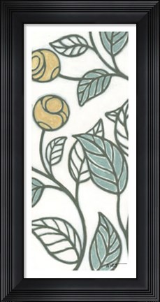 Framed Flourish III Print