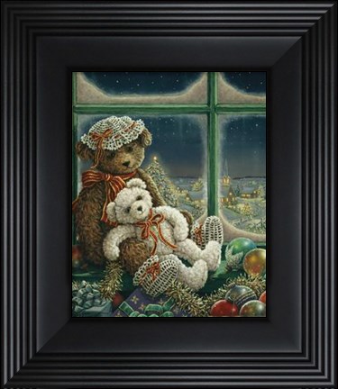 Framed Molly and Sugar Bear Print
