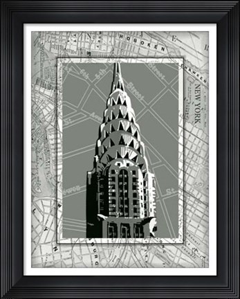 Framed Tour of New York I Print
