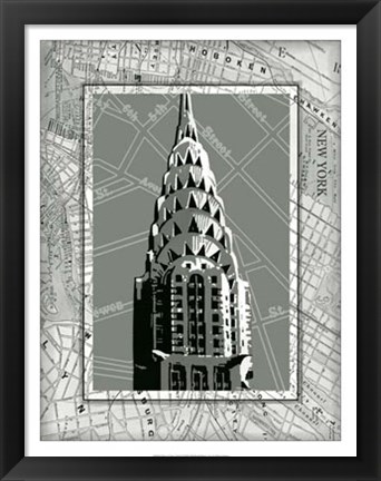 Framed Tour of New York I Print