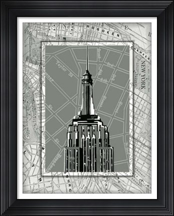 Framed Tour of New York II Print
