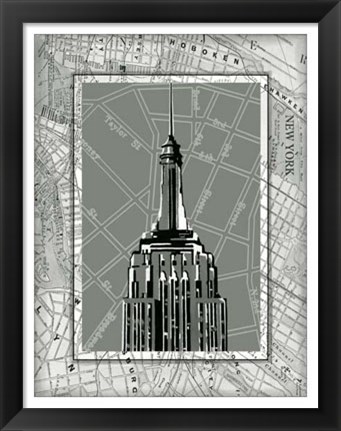 Framed Tour of New York II Print