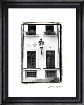 Framed Glimpses of Prague V Print