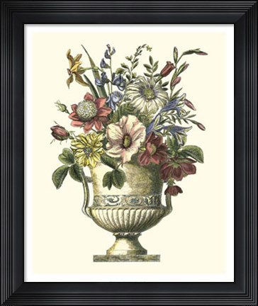 Framed Floral Splendor I Print
