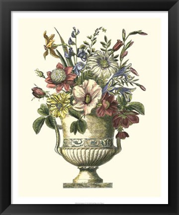 Framed Floral Splendor I Print