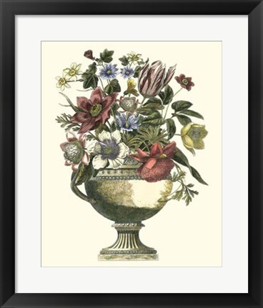 Framed Floral Splendor II Print