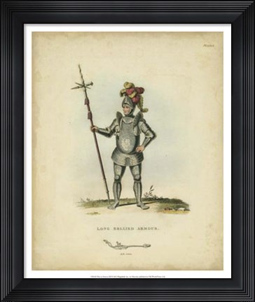 Framed Men in Armour III Print