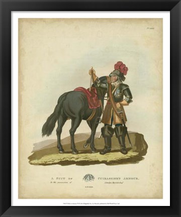 Framed Men in Armour VI Print