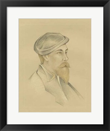 Framed 16th Century Portrait III Print