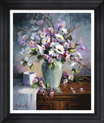 Framed Apple and Cherry Blossoms Print