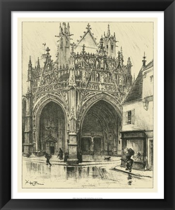 Framed Ornate Facade I Print