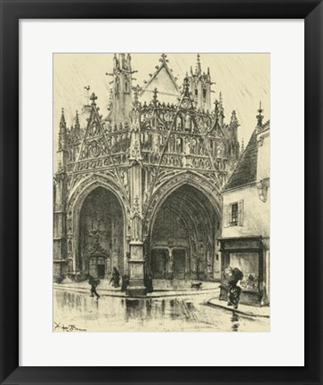 Framed Ornate Facade I Print