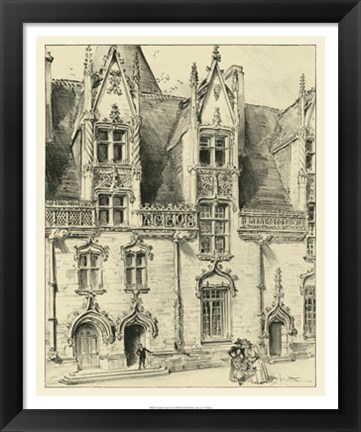 Framed Ornate Facade II Print