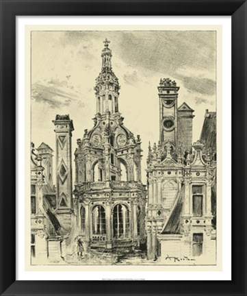 Framed Ornate Facade III Print