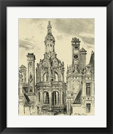 Framed Ornate Facade III Print