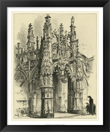 Framed Ornate Facade IV Print