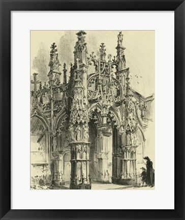 Framed Ornate Facade IV Print