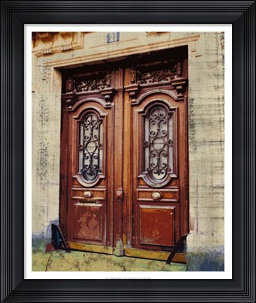 Framed Weathered Facade I Print