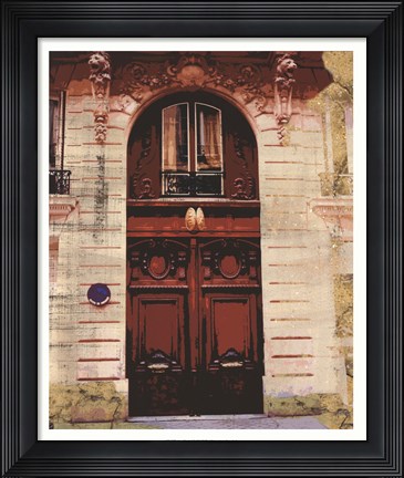 Framed Weathered Facade II Print
