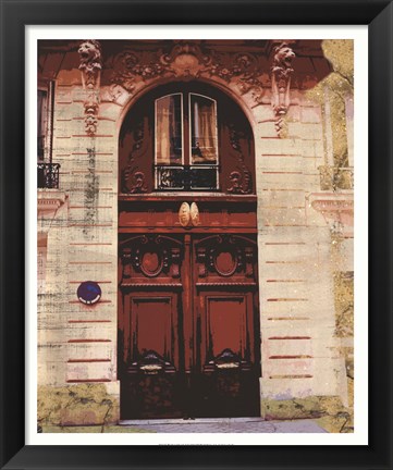 Framed Weathered Facade II Print