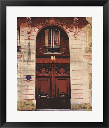 Framed Weathered Facade II Print