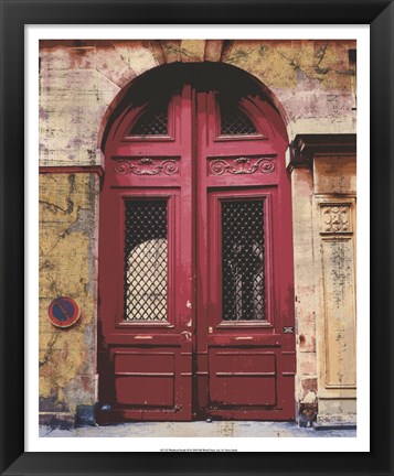 Framed Weathered Facade III Print