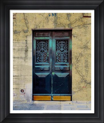 Framed Weathered Facade IV Print