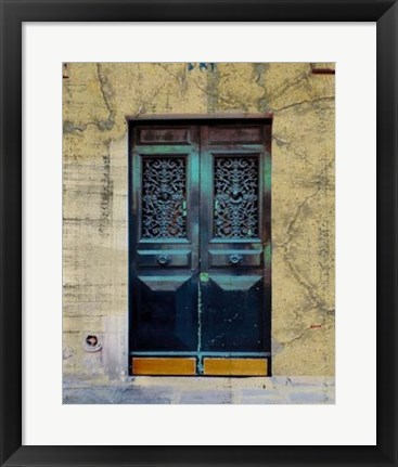 Framed Weathered Facade IV Print