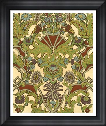 Framed Antique Adornment I Print