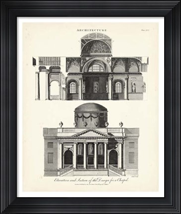 Framed Design for a Chapel Print