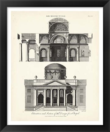 Framed Design for a Chapel Print