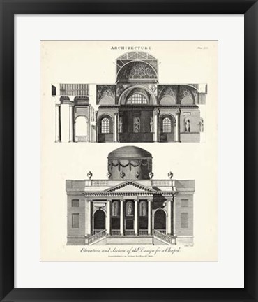 Framed Design for a Chapel Print