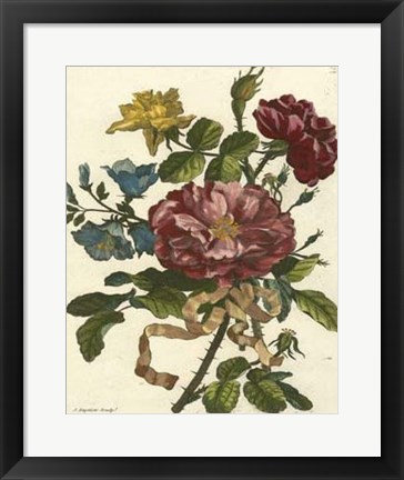 Framed Floral Posy II Print