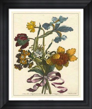 Framed Floral Posy IV Print