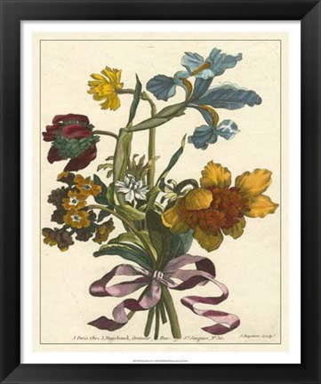 Framed Floral Posy IV Print