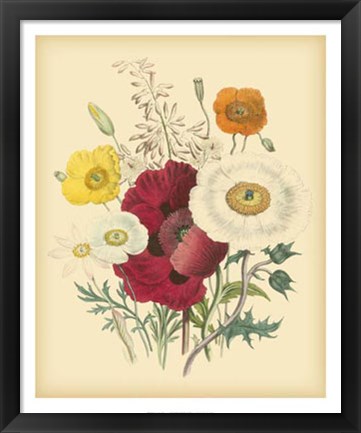Framed Garden Bouquet II Print